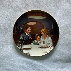 Norman Rockwell “The Birthday Wish” Limited Edition Collectors Plate